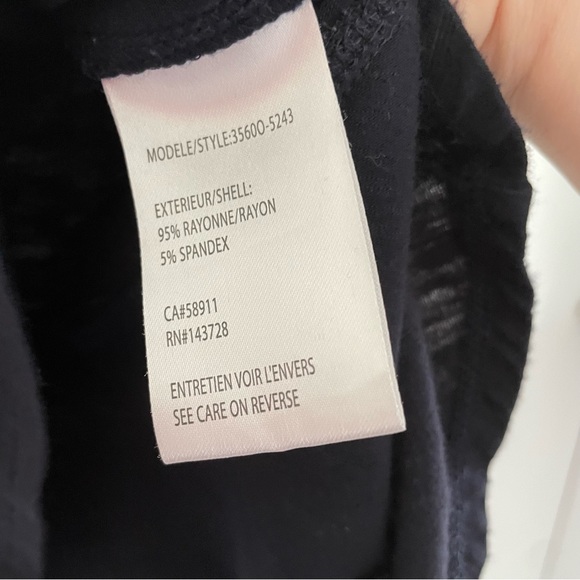 Long Sleeve Black Oversized Top - Picture 4 of 6